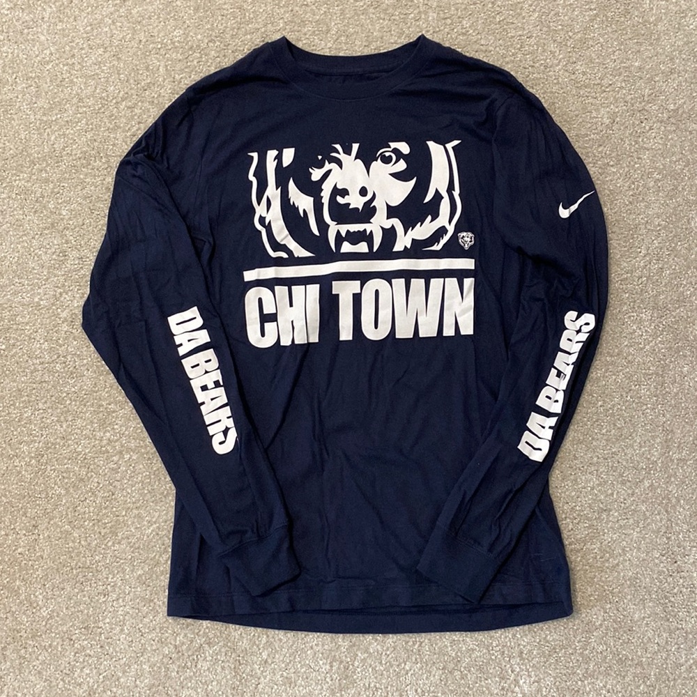 Nike Navy Blue Long Sleeve Tee